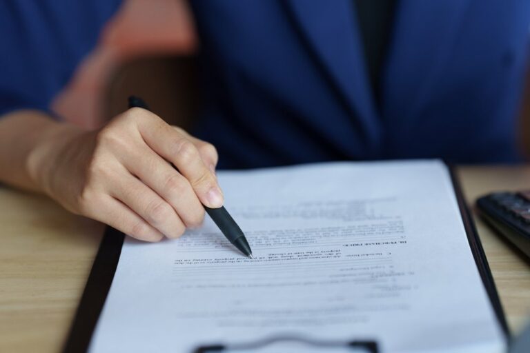 Reviewing insurance documents as part of a hurricane insurance checklist